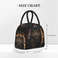 thumbnail image 2 of Disketp Classical Style Brown Owl Bolsa Térmica para Almuerzo, Lonchera con Abertura Amplia y Gran Capacidad, Organizador Reutilizable para Mujeres, Hombres y Adultos, 2 of 6