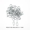 thumbnail image 2 of 50 Uds. Clip de enlace de bolsa de PVA malla PVA alimentador de método grueso accesorios de pesca de carpa, 2 of 4