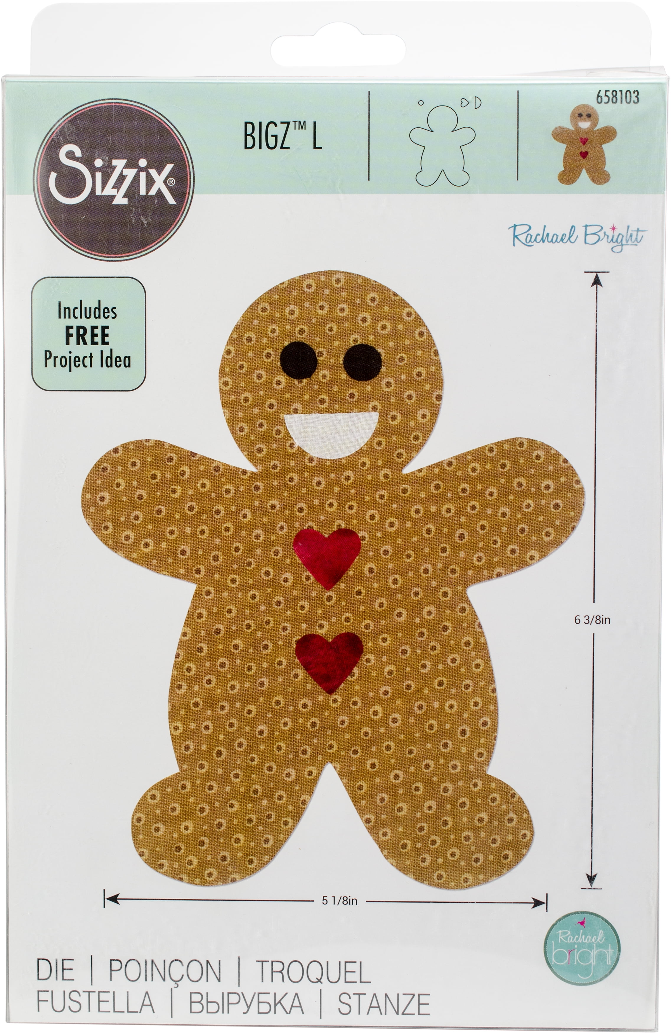 Sizzix Bigz Dies Fabi EditionL Die Gingerbread Man Walmart Canada