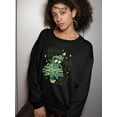 thumbnail image 2 of Christmas Tree And Dog Sweatshirt Women -Smartprints Designs, Female Large, 2 of 4