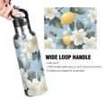 thumbnail image 4 of Yayeee 33oz Insulated Water Bottle Double Wall Stainless Steel with Flip Straw Lid, Lemon Pattern, 4 of 7