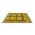 thumbnail image 2 of Ahgly Company Machine Washable Indoor Square Persian Yellow Traditional Area Rugs, 7' Square, 2 of 4