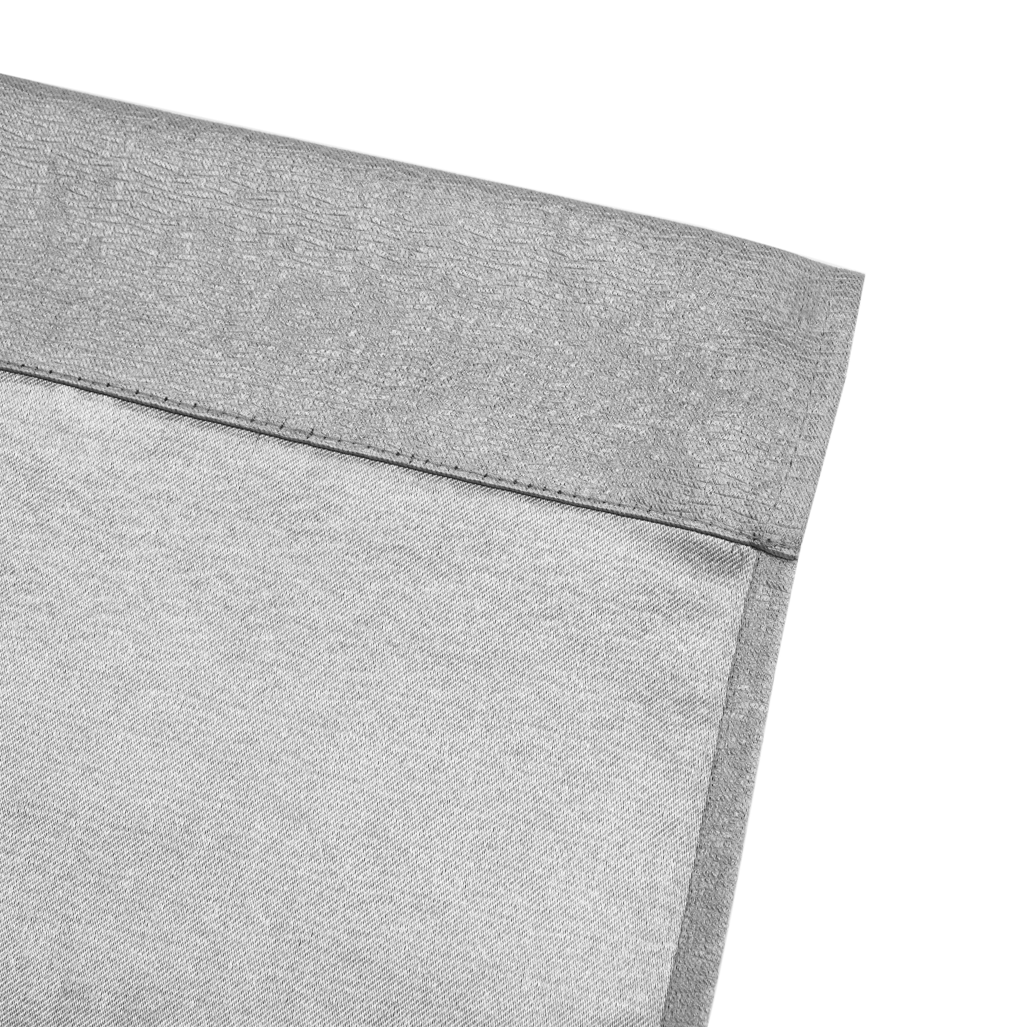 Mainstays 4 of a Kind Blackout Curtain Panels, Set of 4, Gray, 28" W x 95" L