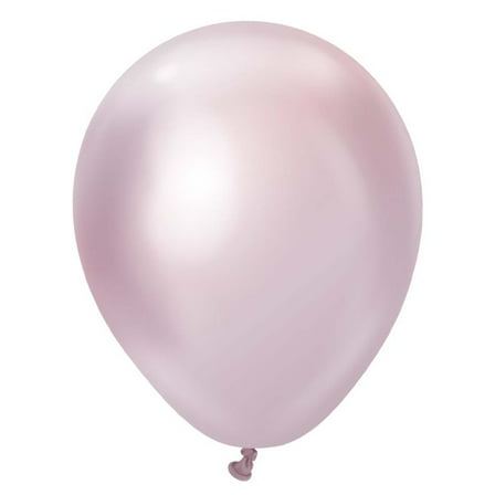 5 inch Kalisan Mirror Pink Gold Latex Balloons (100 Pack) - Party Supplies Decorations