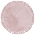 thumbnail image 2 of Safavieh Easy Care Frosina Solid Area Rug, Rose, 4' x 4' Round, 2 of 7