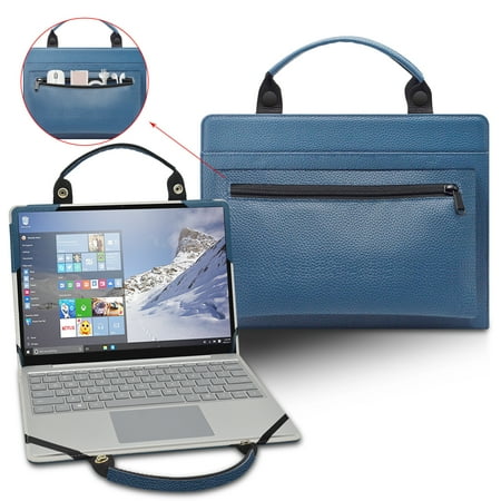 for 13.3 "Lenovo IdeaPad Flex 5 CB 13iml05 laptop Case Cover + Portable Bag Sleeve with Bag Handle , Blue