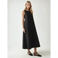 thumbnail image 5 of Mixray Collection Crew Neck Sleeveless A-Form Maxi Dress, 5 of 7