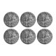 thumbnail image 1 of 6 Piezas Decorativas Mosaico Vidrio Bolas para Jarrón Centro Mesa Detalle Mosaico Sofisticado Adecuado para Sala de Estar Comedor Bodas Negro plateado, 1 of 8