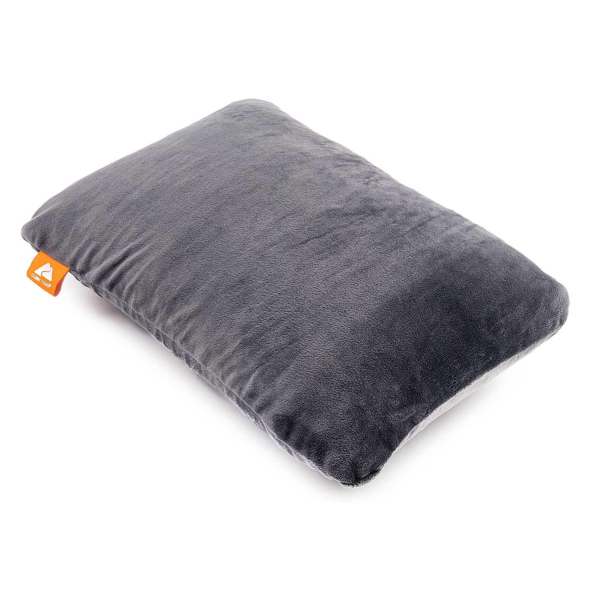 Ozark Trail Dark Grey Memory Foam Camping Pillow for Adults