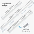 thumbnail image 3 of Tension Rod Tension Rods for Windows No Drilling Rustproof Spring Adjustable Tension Curtain Rod for Doors Windows Wardrobe Bars Drying Support Rods ( - ), 3 of 7
