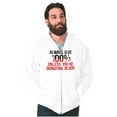 thumbnail image 5 of Always Give 100 Unless Donating Blood Zip Up Hoodie Men's Women's Brisco Brands L, 5 of 6