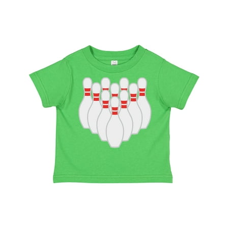 

Inktastic Ten Pins for Bowling Gift Toddler Boy or Toddler Girl T-Shirt