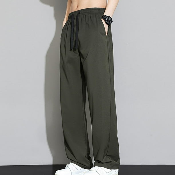 Pantalones largos para hombre, informales, diarios, para exteriores, playa, transpirables