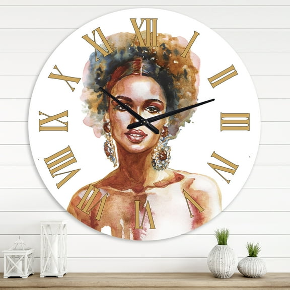 Designart 1" Quartz Modern/Contemporary Wall Clock