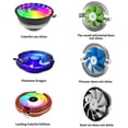 thumbnail image 4 of Moyic Enfriador de CPU para computadora, ventilador de refrigeración RGB profesional extraíble, repuesto de radiador modificado para Juegos de teclado y mouse para computadora Brillante colorido, 4 of 6