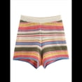 thumbnail image 1 of Conjuntos de Dos Piezas de Punto para Mujer: Cárdigan de Rayas con Botones y Pantalones Cortos, Pantalones Cortos y Pantalones Cortos Pantalones Cortos de Colores M, 1 of 10