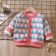 thumbnail image 1 of Abrigo de punto para niños de otoño e invierno, cárdigan cálido para niños y niñas, suéter exterior grueso, 1 of 6