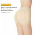 thumbnail image 3 of Prolriy Shapewear Tummy Control Women's Butt Lifter Lace Boy Shorts Shapewear Sponge Padded Body Shaper Panties Butt Hip Enhancer Control Panties Butt Lifting Shapewear Beige L, 3 of 8