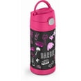 thumbnail image 2 of Bouteille isolée à pression de 12 Oz avec paille Funtainer de Thermos, Barbie, 2 of 3
