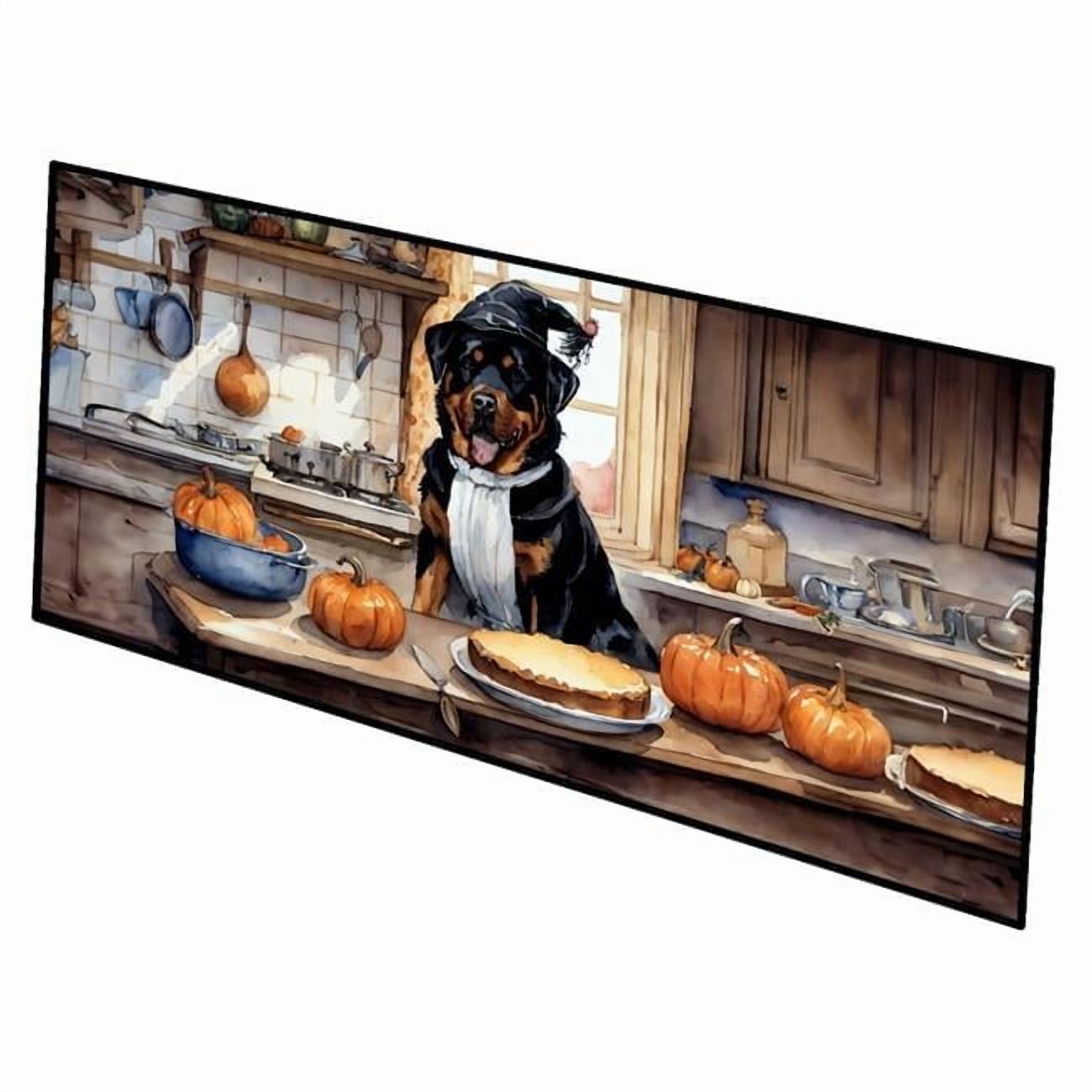 Miniature Pinscher Fall Kitchen Pumpkins Runner Mat 28x58 58 in x 28 in