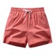 thumbnail image 1 of Pantalones Cortos Atléticos de los Hombres Color Sólido Cordón Bolsillo Cintura Elástica, Pantalones Cortos Ligeros de los Hombres Casual, 1 of 2