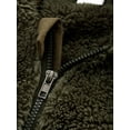 thumbnail image 4 of Arvbitana Infant Baby Girls Boys Plush Hooded Jumpsuit Solid Color Long Sleeve Zipper Fuzzy Footies Rompers Newborn Casual Daily Clothes 3M 6M 9M 12M, 4 of 8