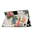 thumbnail image 3 of SaniMore Stand Case for Fire 7" 12th Gen 2022, PU Leather Anti-scratch [Auto Wake/Sleep + Slot Holder + Anti-slip Strip + Flip Kickstand] - C-Pineapple, 3 of 8
