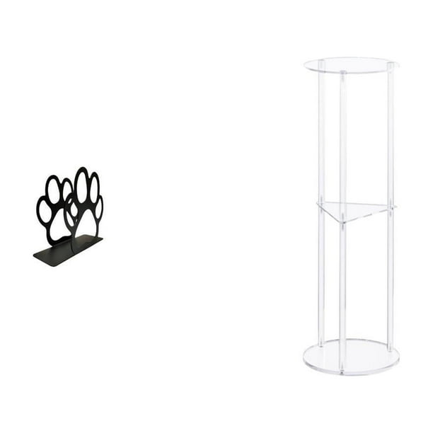 Servilletero De Hierro Multiusos, Porta Billetes, Decoración Para El Hogar Con Forma De Huella De Perro, Elegante Organizador, Dispensador De Pañuelos, Mesa Auxiliar De Acrílico