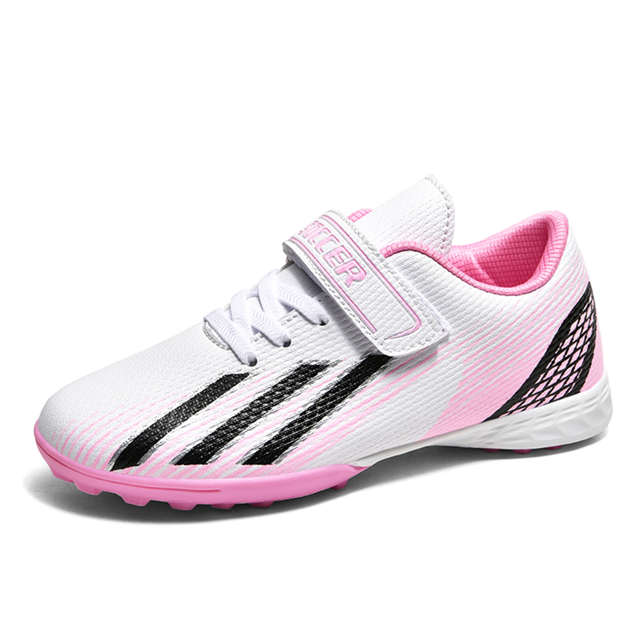 Girls Turf Training Football Shoes Navy Soccer Shoes for Child