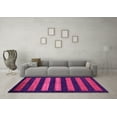 thumbnail image 3 of Ahgly Company Indoor Rectangle Abstract Pink Modern Area Rugs, 2' x 5', 3 of 4