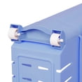 thumbnail image 4 of Uxcell 21.7" 2-Tier Slim Gap Storage Organizer Rack Shelf Plastic Blue, 4 of 8