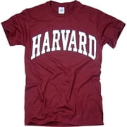 Harvard University T-Shirt Arched Block Officially Licensed