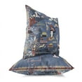 thumbnail image 2 of Wu Zetian's Glory Throw Pillow with Removable Cover in Gray 18x18, 2 of 3