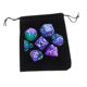 thumbnail image 1 of Dados acrílicos D4 con bolsa de almacenamiento D6 D8 Portátil D20 D10 D12 de familiar Dados poliédricos para , Violeta Hugo Dados de juego de mesa, 1 of 8
