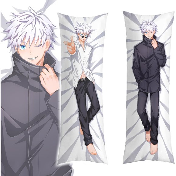 FUNCASES Gojo Satoru Body Pillows Body Pillow Anime Body Pillow Anime Girl Pillowcase Japanese Anime Body Pillow Cover Hugging Pillow Cover