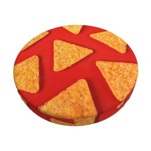 Easygdp Tortilla chips Print Easy To Install Bar Stool Covers&Stool Covers Round&Elastic Stool Cover, Barstool Covers,Washable&Bottom With Elastic Edge-12 inch