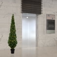 thumbnail image 4 of Vickerman 8' Artificial Potted Green Cedar Tree., 4 of 6