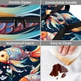 thumbnail image 4 of Fish Double Layered Insulated Refrigerated Lunch Bag with Two Compartments, Large Capacity, Hand Carry - 7.1x11.4x16.1 inches, 4 of 6