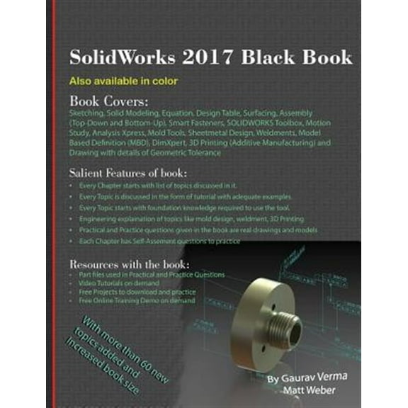 SolidWorks 2017 Black Book (Paperback)
