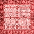 thumbnail image 1 of Ahgly Company Machine Washable Indoor Square Oriental Red Traditional Area Rugs, 5' Square, 1 of 4
