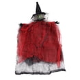 thumbnail image 2 of Halloween Hanging Witch Decorations, Scary Witch Dolls with Glowing & Tattered Bodies Door Hanging Props for Indoor Outdoor Decor, 2 of 9