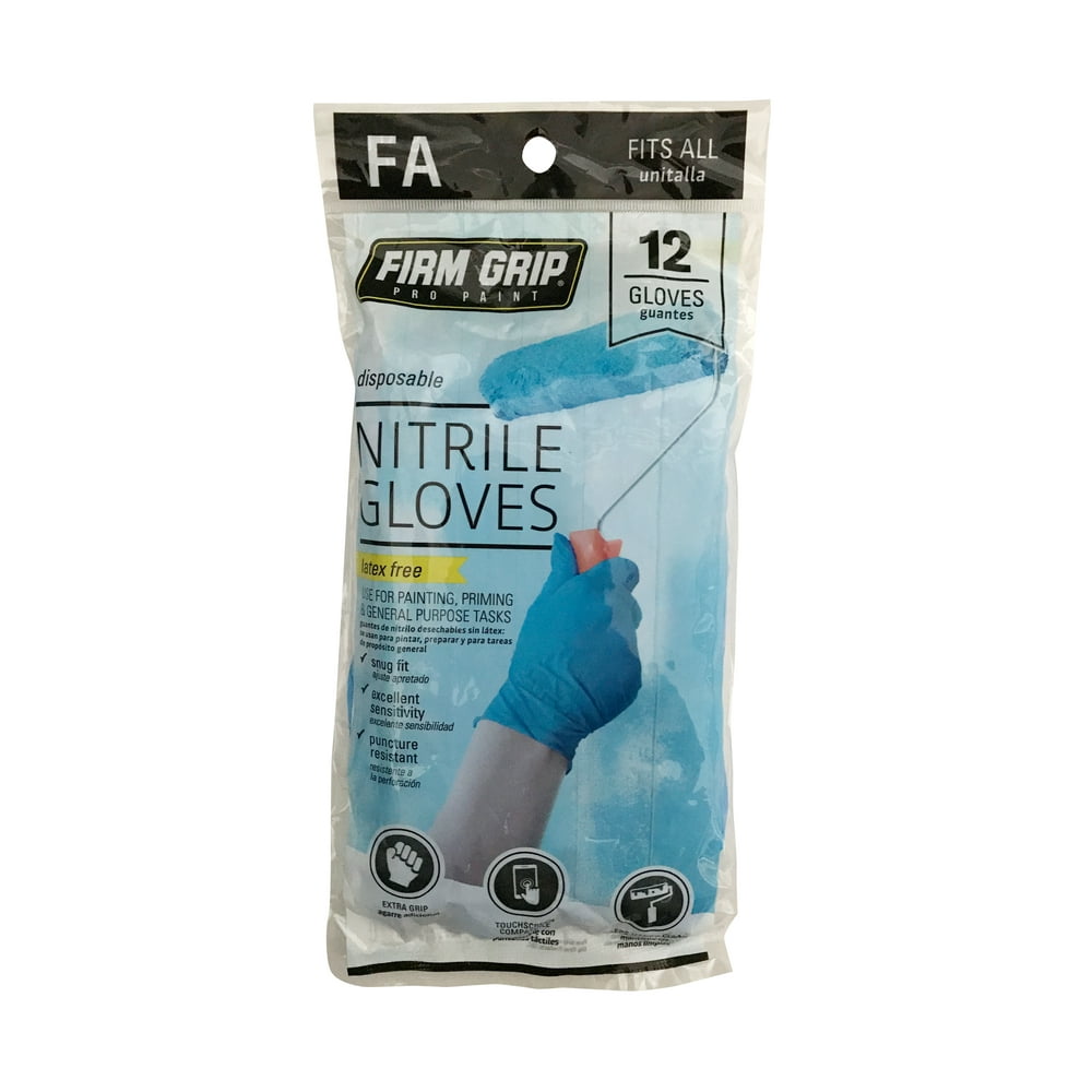 Firm Grip Pro Paint Firm Grip Pro Paint Disposable Nitrile Gloves
