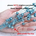 thumbnail image 7 of 10Pcs Artificial Glitter Berry Stem Ornaments,17inches Fake Christmas Glitter Bead Sticks Picks Decorative for Christmas Tree Xmas Wreath Vase Filler Home Decor, 7 of 7