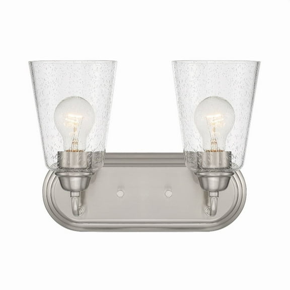 Designers Fountain - Zane - 2 Light Bath Vanity-10 Inches Tall and 12.5 Inches