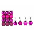 thumbnail image 4 of CuiLiyq Christmas Ball Ornaments, 48 PCS Shatterproof Christmas Hanging Balls Set for Xmas Tree DIY Craft Gifts, for Home Holiday Wedding Party Decorations (Fuchsia), 4 of 5