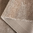 thumbnail image 5 of SAFAVIEH Penelope Braden Solid Shag Area Rug, Taupe, 6'7" x 6'7" Round, 5 of 10