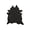 Zebra black on black, variant on Natural Togo Cowhide Rug | Leopard | 5'x7'