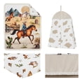 thumbnail image 6 of Sweet Jojo Designs Country Western Taupe Red and Blue 4 Piece Crib Bedding Set, 6 of 6