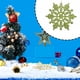 thumbnail image 2 of Injueey 12 piezas de decoración de copos de nieve de Navidad portátiles para interiores y exteriores, decoración para sala de estar, adorno Kits de decoración para fiestas Verde, 2 of 6