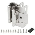thumbnail image 4 of 1/2inch Overlay Semi Partial Wrap Around Self Closing Kitchen Cabinet Hinges, 4 of 5